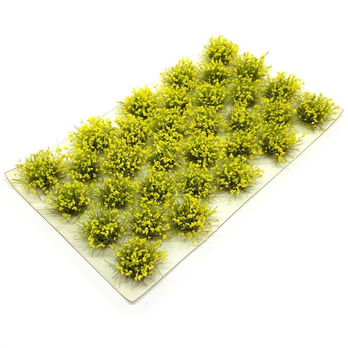 Модельная трава цветы желтые - 32шт 10мм - фото 9812