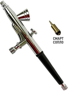 Аэрограф для ногтей и моделей OW "Спектр-2" самоцентрирующееся сопло 0,2мм