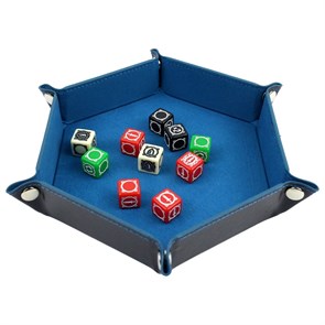Dice Tray для кубиков TORNSCAPE DND Черный с синим