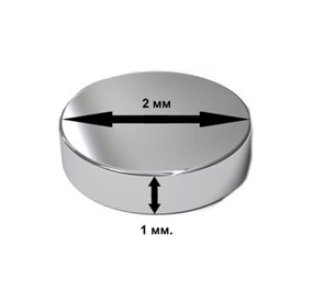 Магниты модельные 2*1мм (10шт.)