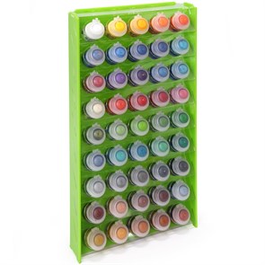Подставка пластиковая OW зелёная для красок 45 баночек Mk-1 (Citadel)