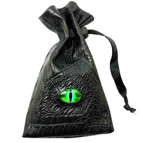 Мешочек для кубиков Глаз Демона (изумрудный)