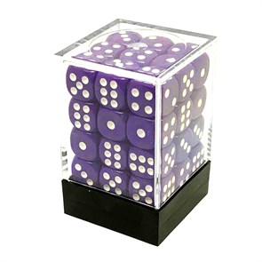 Набор кубиков 36 шт. D6 Фиолетовые 12мм