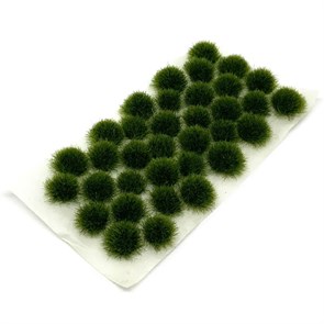 Модельная трава зеленая