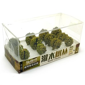 Модельные кусты зеленые диаметром от 17мм до 21мм