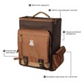 Дорожный рюкзак для путешествий OW (Коричневый) - фото 10167