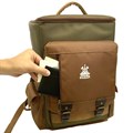 Дорожный рюкзак для путешествий OW (Зелёно-коричневый) - фото 10178