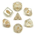 Кубики ДнД (7 шт) / Дайсы для DnD / Dungeons & Dragons / RPG / Агат - фото 10381