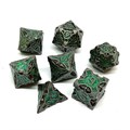 Кубики ДнД (7 шт) металлические / Дайсы для DnD / Dungeons & Dragons / RPG / Живой металл - фото 10431