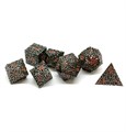 Кубики ДнД (7 шт) металлические / Дайсы для DnD / Dungeons & Dragons / RPG / Темный лабиринт - фото 10496