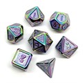Кубики ДнД (7 шт) металлические / Дайсы для DnD / Dungeons & Dragons / RPG / Каленный металл - фото 10522