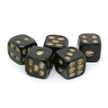 Набор кубиков 5 шт. D6 Черепа 16мм - фото 10581