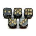 Набор кубиков 5 шт. D6 Черепа 16мм - фото 10582