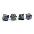 Кубики ДнД (7 шт) металлические / Дайсы для DnD / Dungeons & Dragons / RPG / Сказочный дракон - фото 10637