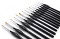 Кисти художественные для моделизма и миниатюр Профи 15 штук - фото 11874