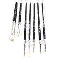 Кисти художественные для миниатюр и моделистов набор из 7 штук - фото 11882