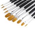 Кисти для рисования художественные набор из 10 штук - фото 11890