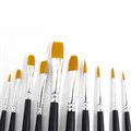 Кисти для рисования художественные набор из 10 штук - фото 11891