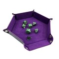 Dice Tray для кубиков TORNSCAPE DND Чёрный с фиолетовым - фото 12640