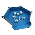 Dice Tray для кубиков TORNSCAPE DND Черный с синим - фото 12645