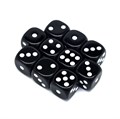 Кубики д6 12мм  10шт. Черные - фото 14473