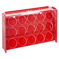 Подставка пластиковая OW красная для красок 15 баночек Mk-1 (Citadel) - фото 6231