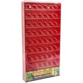 Подставка пластиковая OW красная для красок 54 баночек Mk-1 (Vallejo) - фото 6249