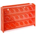 Подставка пластиковая OW оранжевая для красок 18 баночек Mk-1 (Vallejo) - фото 6958