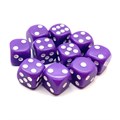Кубики д6 16мм 10шт. Фиолетовый - фото 7088