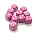 Кубики д6 16мм 10шт. Сиреневый - фото 7092
