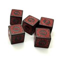 Кубики д6 16мм 5шт. Игровые Красные - фото 7143