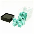 Набор кубиков 36 шт. D6 Бирюзовые 12мм - фото 7746