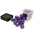 Набор кубиков 36 шт. D6 Фиолетовые 12мм - фото 7768