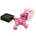 Набор кубиков 36 шт. D6 Розовые 12мм - фото 7778