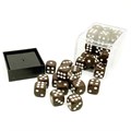 Набор кубиков 36 шт. D6 Коричневые 12мм - фото 7782