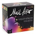 Набор флуоресцентных красок для аэрографии на ногтях OW Nail Art Neon (6 цветов по 30 мл.) - фото 7951