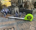 Набор измерительных аксессуаров для Warhammer 40000: Рулетка + Линейка (зелёный) OW - фото 8171